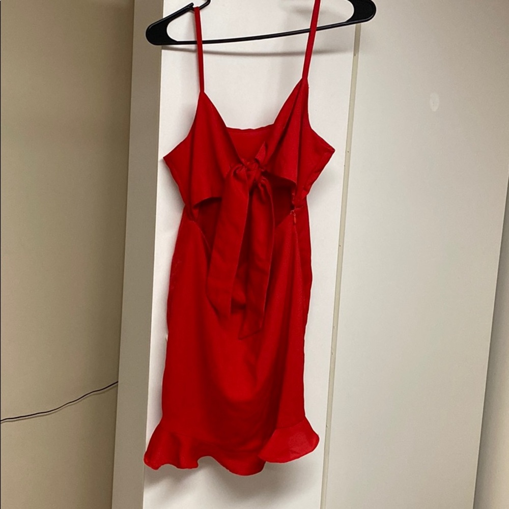 Red dress
